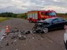 Colisão entre carro e caminhonete deixa três feridos em Descanso