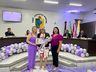 Legislativo de Bandeirante inaugura Galeria Lilás durante sessão solene
