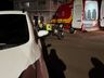 Motociclista fica ferido em acidente no Bairro São Jorge, em SMOeste 