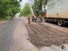 Empresa realiza Operação Tapa Buracos na SC 163