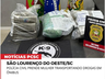 Jovem é presa transportando cerca de 29 Kg de droga em ônibus em São Lourenço 