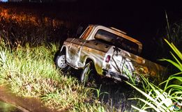 Saída de pista deixa homem ferido em São Miguel do Oeste
