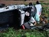 Colisão entre carro e caminhão deixa um homem em estado grave na BR-282, em Xaxim