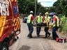 VÍDEO: Queda de moto deixa homem ferido em São Miguel do Oeste