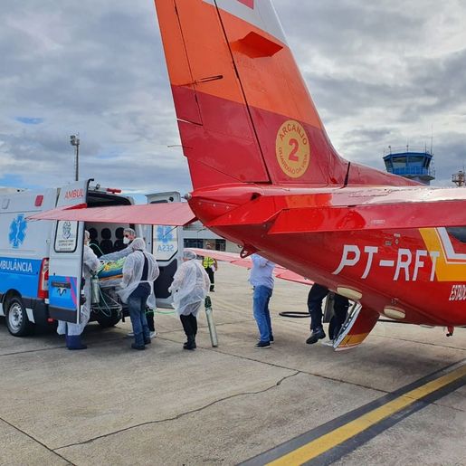 Transferência de pacientes com Covid de SC para ES corre risco de suspensão
