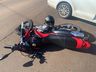 Colisão na Willy Barth deixa motociclista ferido 