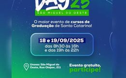 Unoesc Day espera mais de 2,5 mil alunos em SMO nesta quinta e sexta