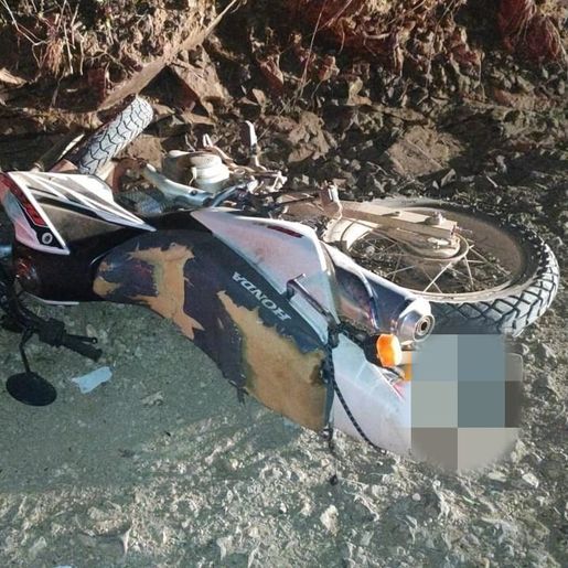 Homem morre em acidente com moto durante a madrugada em Palma Sola