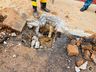 Tubulação apresenta problemas no centro de Itapiranga