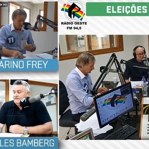 Candidatos a prefeito de Tunápolis apresentam propostas em debate na Rádio Oeste FM 