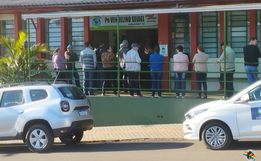 Votação começa com filas no maior colégio eleitoral de Iporã do Oeste