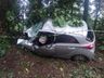  Jovem fica ferido ao colidir carro em árvore na SC-163 em Itapiranga