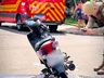 Acidente entre carro e moto deixa mulher levemente ferida em SMOeste