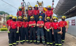 Corpo de Bombeiros de Itapiranga realiza treinamento de combate a incêndio