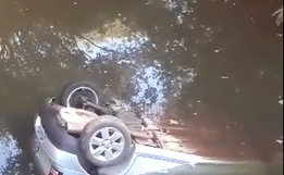 Homem morre após veículo que conduzia cair de ponte na região