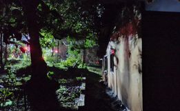 Casa fica destruída por incêndio no interior 
