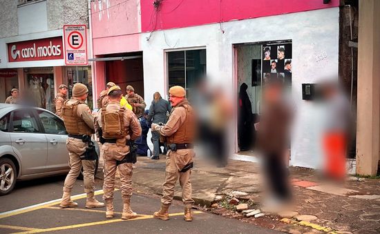 Briga em barbearia termina com um ferido no centro de São Miguel do Oeste 