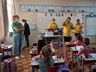 Lions entrega kits de higiene bucal em Guarujá do Sul