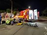VÍDEO: Colisão frontal deixa motociclista ferido em São Miguel do Oeste