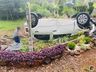 Homem sofre ferimentos em capotamento de veículo no interior de Itapiranga