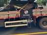 PM apreende caminhão com árvores de oliveira suspeitas de contrabando na SC-161