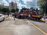 Colisão entre caminhonete e moto deixa homem ferido em SMO