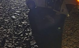 Capotamento deixa duas pessoas feridas entre Guarujá do Sul e SJCedro