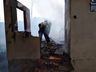 Casa é destruída por incêndio no interior de Cunha Porã