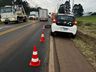 Motociclista fica ferido em colisão com carro na SC-163 em SMOeste 