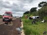 Mulher morre em colisão frontal contra caminhão na BR-282 em Paraíso