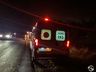 Motorista perde o controle de carro, capota e se choca com árvores na BR-163 