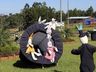 Decoração de Páscoa chama a atenção de descansenses e visitantes