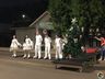 Grande público acompanha o acionamento das luzes de Natal na praça de São João do Oeste