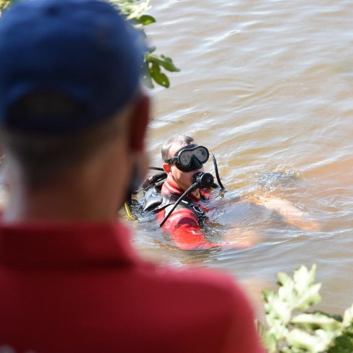 Após 30 minutos de buscas, bombeiros localizam corpo de homem desaparecido em Paraíso 