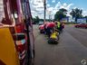 Motociclista fica ferida em acidente na Willy Barth em São Miguel do Oeste