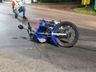 Motorista foge do local após acidente no centro de Iporã do Oeste