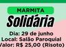 Comitê SOS/RS de Descanso irá  promover Marmita Solidária neste sábado