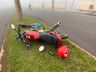 VÍDEO: Acidente deixa motociclista ferido na Avenida Willy Barth