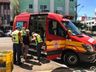 Ciclista fica ferido em acidente no centro de São Miguel do Oeste