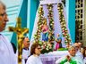Fiéis acompanham missa de Nossa Senhora do Caravaggio em Guaraciaba