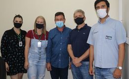Representantes da empresa Torc visitam a prefeitura para repassar detalhes da obra na BR 163