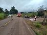 Capotamento deixa motorista ferida na SC-161 em Anchieta
