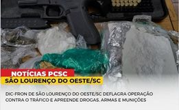 “Operação Hera” apreende drogas, armas e munições 