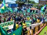 Imagens: Manifestantes pedem intervenção Federal em frente ao 14ºRCMec