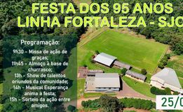 Comunidade organiza festa alusiva aos 95 anos de fundação