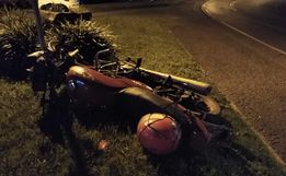 Motociclista fica ferido em acidente de trânsito em Itapiranga 