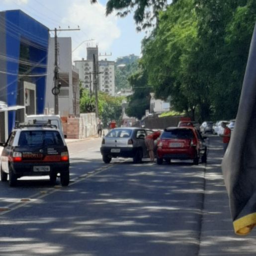 Mulher sofre ferimentos em acidente no centro de Itapiranga