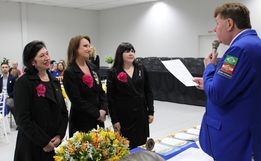 Ilaine Oro Dilly assume a presidência do Lions Clube Lionesses SMO 