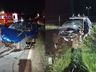 Motoristas morrem após colisão frontal entre carros de passeio no Oeste