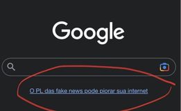 Ministro quer apuração sobre campanha do Google contra PL das Fake News